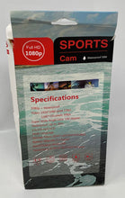 Load image into Gallery viewer, Full HD 1080p Waterproof 30M Sports Action Camera With Accessories Untested