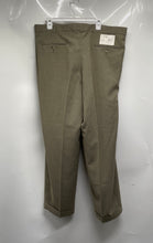 Load image into Gallery viewer, Perry Ellis Mens Brown Pleated Front Straight-Leg Dress Pants Size 40x30