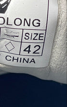 Load image into Gallery viewer, Chaoxuan Mens White Leather Round Toe Wingtip Lace-Up Golf Shoes Size 42