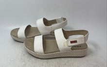 Load image into Gallery viewer, Anne Klein Womens White Open Toe Hook & Loop Slingback Sandals Size 7M