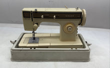 Load image into Gallery viewer, Vintage Singer Fashion Mate White Sewing Machine Model No 237 Not Tested