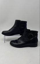Load image into Gallery viewer, Alfani Womens Avvia 10003187000 Black Leather Side Zip Ankle Booties Size 6M