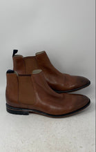 Load image into Gallery viewer, Clarks Mens Brown Leather Round Toe Chelsea Boots Size 11.5M