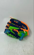 Load image into Gallery viewer, Franklin Unisex Kids MeshTek Multicolor 5 Finger Baseball Glove Size 9.5 Inch