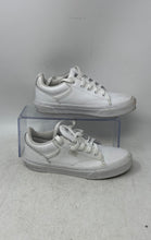 Load image into Gallery viewer, Vans Boys Seldan 500714 White Leather Lace-Up Sneakers Shoes Size 2.0Y