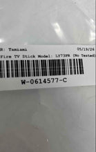 Load image into Gallery viewer, Amazon Fire TV Stick Model LY73PR Media Streamer With Controller Not Tested