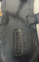 Load image into Gallery viewer, Coach Womens Pier A8875 Black Jelly Flat Thong Sandals Size 8B