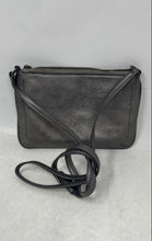 Load image into Gallery viewer, Cole Haan Womens Gray Leather Adjustable Strap Inner Pockets Crossbody Bag