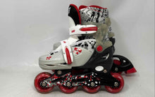 Load image into Gallery viewer, Neon Kids Multicolor Ratchet Buckle Inline Roller Skates Size S 12-2