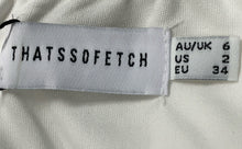 Load image into Gallery viewer, Thatssofetch Womens White Strapless Back Zip Cropped Tube Top Size 2 With Tag