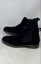 Load image into Gallery viewer, Bruno Marc Mens Black Suede Pull-On Round Toe Ankle Chelsea Boots Size 15
