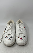 Load image into Gallery viewer, Disney Womens White Mickey & Friends Low Top Lace-Up Sneaker Shoes Size 8
