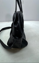 Load image into Gallery viewer, Steve Madden Unisex Black Leather Shoulder Strap Weekender Travel Duffle Bag