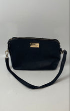 Load image into Gallery viewer, Kate Spade New York Womens Black Inner Pocket Bottom Studs Shoulder Handbag