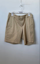 Load image into Gallery viewer, J.Crew Womens Khaki Flat Front Stretch Slash Pockets Chino Shorts Size 10