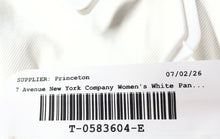 Load image into Gallery viewer, 7th Avenue New York & Company Womens White Wide-Leg Dress Pants Size 18 Average