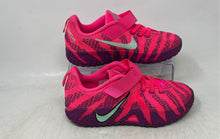 Load image into Gallery viewer, Nike Kids Ja 3 Pink Purple Hook And Loop Low Top Sneaker Shoes Size 2.5Y