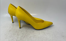 Load image into Gallery viewer, Calvin Klein Womens Gayle Yellow Slip-On High Stiletto Pump Heels Size 7.5