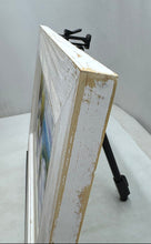 Load image into Gallery viewer, Square Framed Coastal Dune Ocean Beach Grass Landscape Wall Hanging Oil Painting
