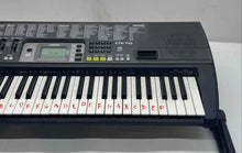 Load image into Gallery viewer, Casio CTK-710 Black White 61 Key Piano Electronic Keyboard With Stand