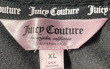 Load image into Gallery viewer, Juicy Couture Womens Black Rhinestone Short Sleeve Pullover Sleepshirt Size XL