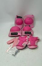 Load image into Gallery viewer, Bosoner Unisex Kids Pink Wrist Guards Knee & Elbow Pads Protective Gear Set Sz M