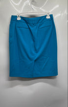 Load image into Gallery viewer, Calvin Klein Womens Blue Pockets Back Slit Straight & Pencil Skirt Size 8P