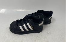 Load image into Gallery viewer, Adidas Kids Superstar EF5396 Black White Slip-On Sneaker Shoes Size 5K