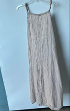 Load image into Gallery viewer, Francesca Bettini Womens Beige Sleeveless Collarless Pullover Slip Dress Size S