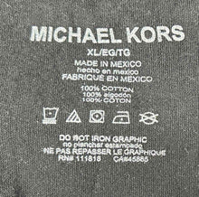 Load image into Gallery viewer, Michael Kors Mens Black Cotton Short Sleeve Crew Neck Pullover T-Shirt Size XL