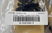 Load image into Gallery viewer, Authentic Nike Boys Air Jordan 4 Retro IH2093-200 Beige Sneaker Shoes Size 3Y