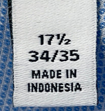 Load image into Gallery viewer, Calvin Klein Mens Light Blue Steel+ Regular Fit Non-Iron Dress Shirt 17.5 34/35