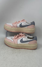 Load image into Gallery viewer, Nike Womens Air Jordan 1 AJ1 DH7004-600 Multicolor Lace-Up Sneaker Shoes Size 9