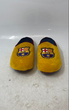 Load image into Gallery viewer, Barca Womens Yellow Official FC Barcelona Slip-On Mule Slippers Size EUR 38