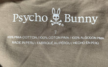 Load image into Gallery viewer, Psycho Bunny Mens Brown Cotton Short Sleeve V-Neck Pullover T-Shirt Size L
