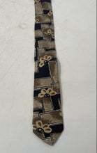 Load image into Gallery viewer, Gianfranco Bini Mens Multicolor Geometric Print Adjustable Long Designer Tie
