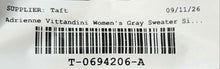 Load image into Gallery viewer, Adrienne Vittadini Womens Gray Heather Cowl Neck Pullover Sweater Sz XL w/ Tags