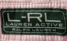 Load image into Gallery viewer, Ralph Lauren Womens Pink Striped Print Slash Pocket Active Ankle Pants Size 12