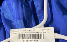 Load image into Gallery viewer, Banana Republic Womens Radiant Blue V-Neck Long Sleeve Mini Dress Size 12 W/Tag