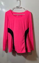 Load image into Gallery viewer, Lauren Ralph Lauren Womens Pink Activewear Long Sleeve Pullover T-Shirt Size M