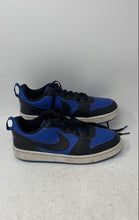 Load image into Gallery viewer, Nike Boys Court Borough Low Recraft HM6293-480 Blue Black Tennis Shoes Size 5Y