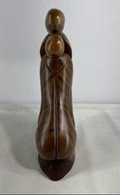 Load image into Gallery viewer, Austin Hand-Carved Abstract Wooden Couple Kissing Decorative Art Sculpture