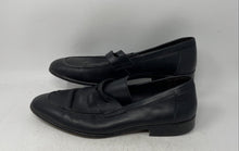 Load image into Gallery viewer, Adam Derrick Mens Nova Black Leather Slip-On Loafer Shoes Size 10.5M
