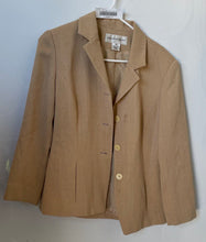 Load image into Gallery viewer, Jones New York Womens Brown Long Sleeve Notch Lapel Three-Button Blazer Size 8
