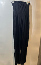 Load image into Gallery viewer, Zara Womens Black Strapless Side Zip Straight Leg One-Piece Jumpsuit Size XS