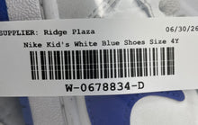 Load image into Gallery viewer, Nike Kids Court Borough Mid 2 CD7782-113 White Blue Sneaker Shoes Size 4Y