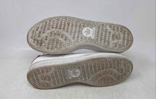 Load image into Gallery viewer, Adidas Boys Stan Smith White Pink Leather Lace-Up Low Top Sneaker Shoes Size 6