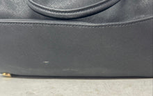 Load image into Gallery viewer, Michael Kors Womens Cindy Black Leather Double Handle Zipper Satchel Handbag