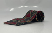 Load image into Gallery viewer, Monsieur Givenchy Mens Multicolor Printed Silk Adjustable Designer Tie