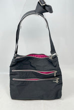 Load image into Gallery viewer, Baggallini Womens Gray Zipper Adjustable Strap Outer Pocket Crossbody Handbag